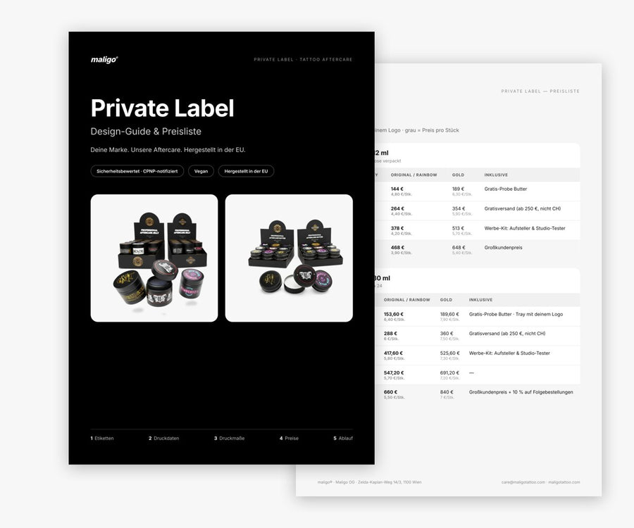 Design-Guide & Preisliste als PDF
